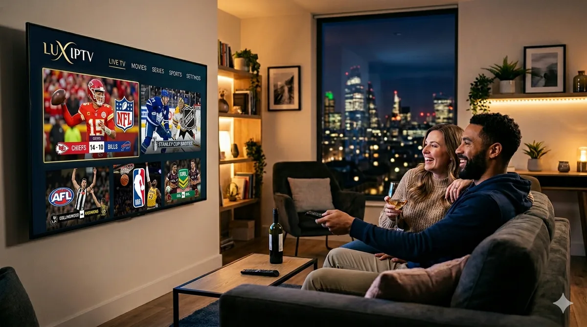 Lux IPTV premium 4K streaming service 45000 channels USA